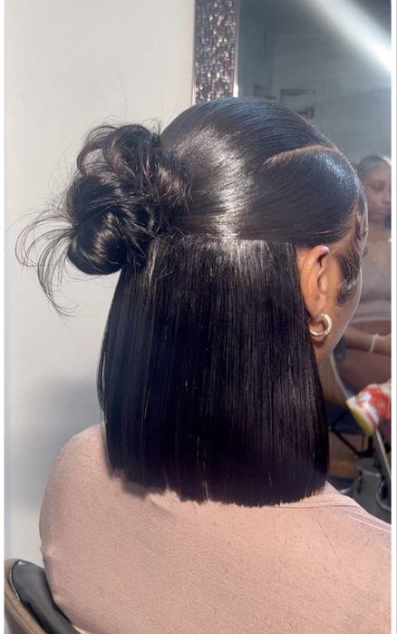 Aplicação de peruca