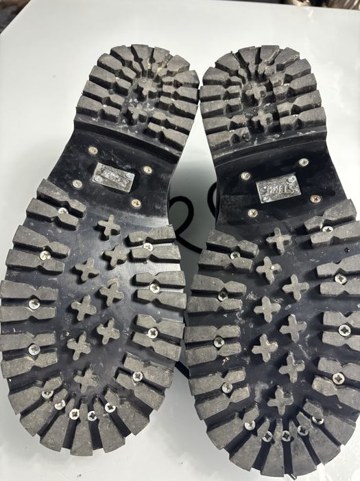 Glany niskie Steel 44 czarne skóra licowa