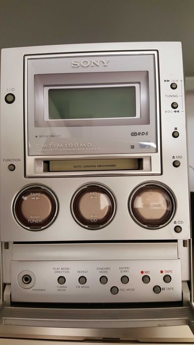 Mini wieża Sony CMT-M100 MD  Minidisc  CD AUX