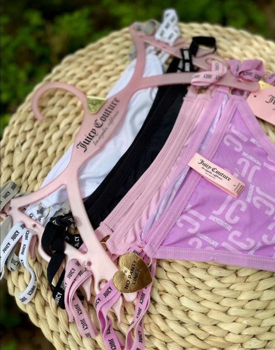 Bielizna Juicy Couture majtki komplet prezent L