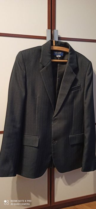 Garnitur męski grafitowy - 46/194cm