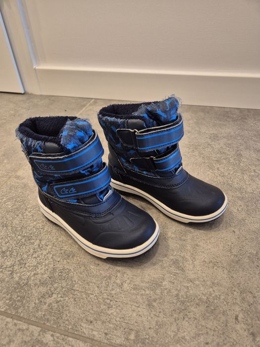 Śniegowce chłopiec Cleve 26 dinozaur kozaki granatowe