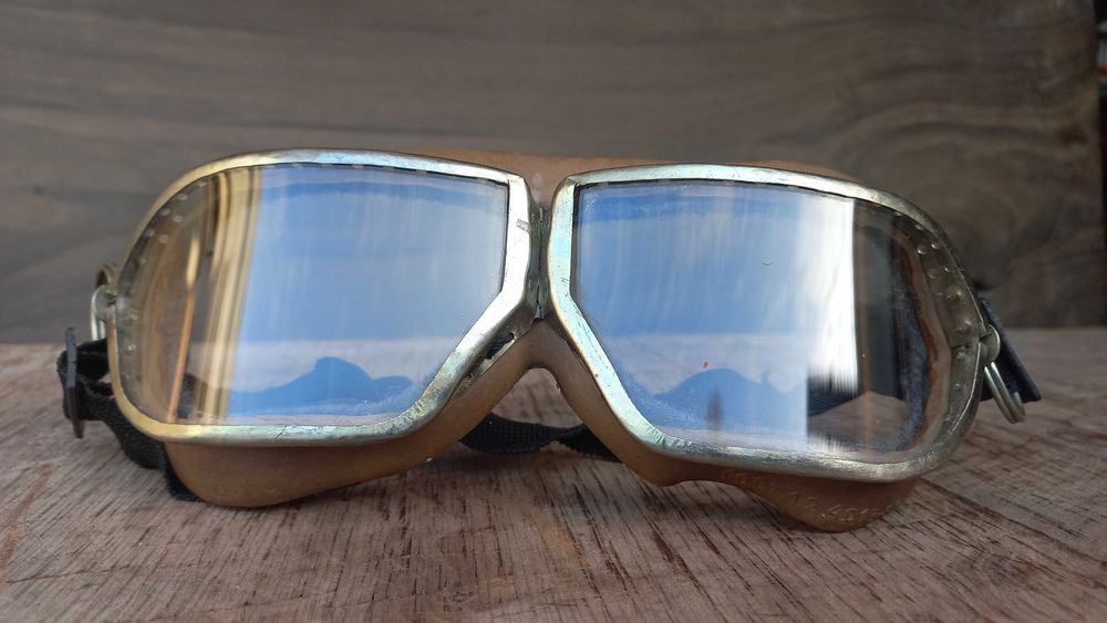 Очки лётные советские ПО-1 Очки мотоциклиста Очки авиационные