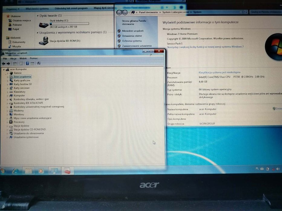 Laptop Acer aspire.