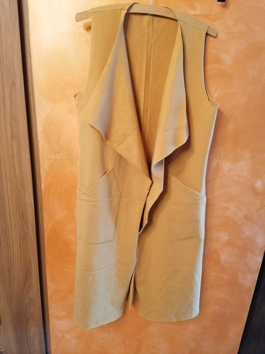 Równa babka, długa kamizelka rozmiar L