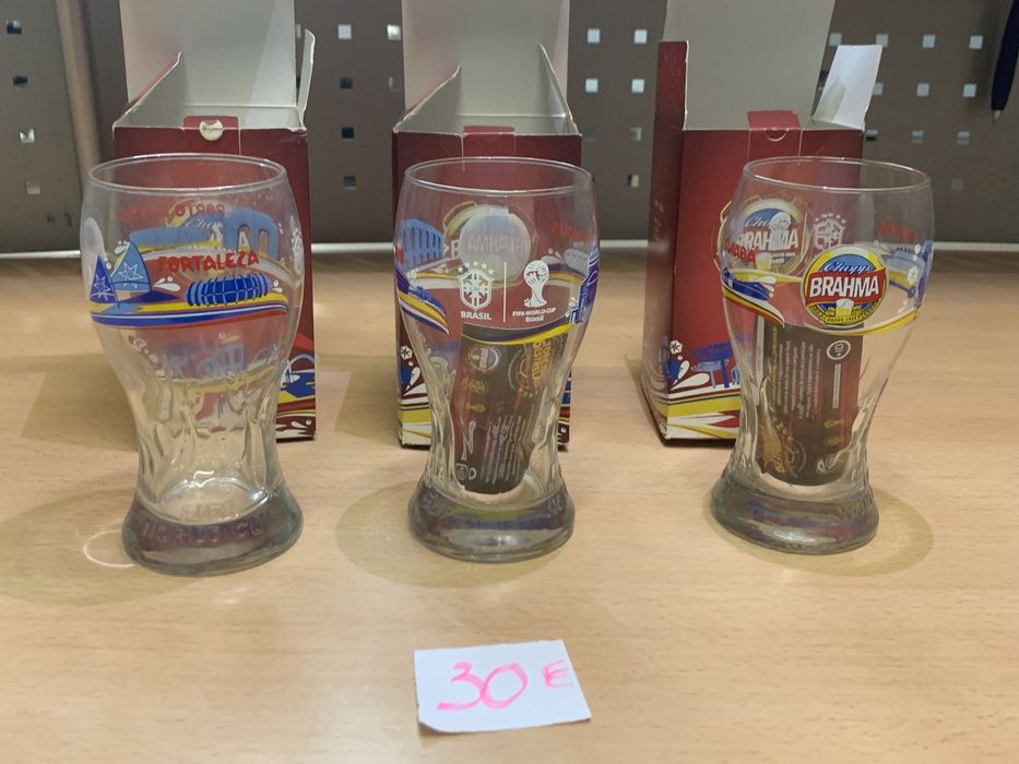 Coleção copos de cerveja Brahma - mundial fifa Brasil