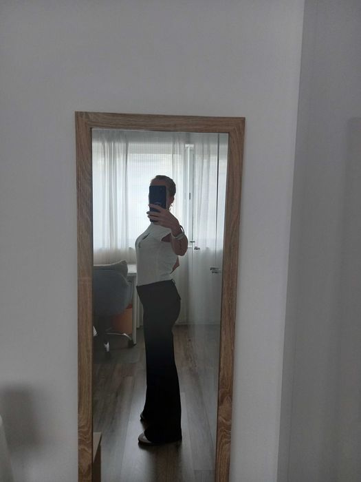 Calças pretas 34 cinta baixa