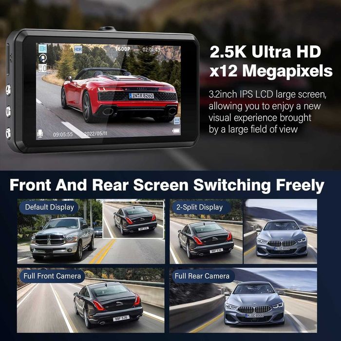 Câmera de veiculo dash cam