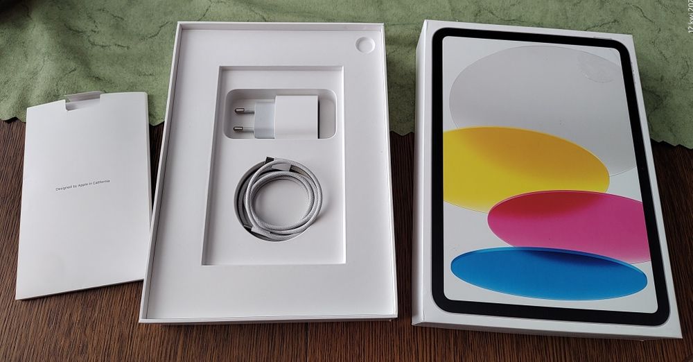 Apple iPad 10 gen 256GB + rysik + etui | stan idealny | komplet