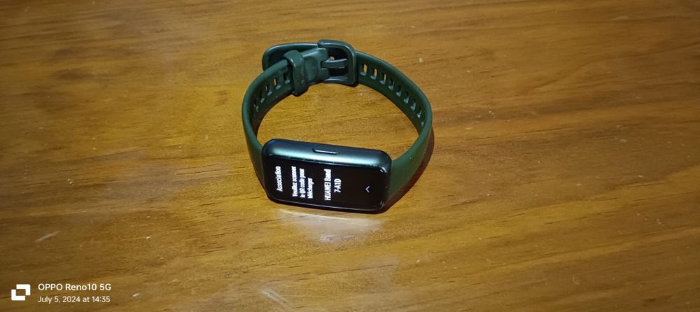 Huawei band 7 verde tropa, usada