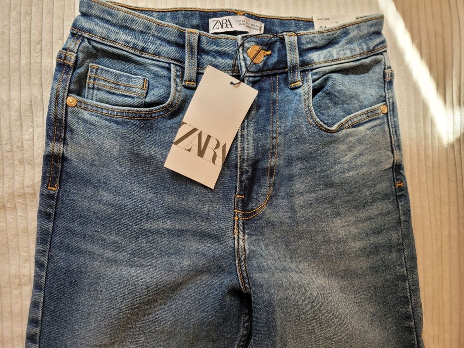 Nowe jeansy Zara rozm.34 XS 158-164 dziewczęce