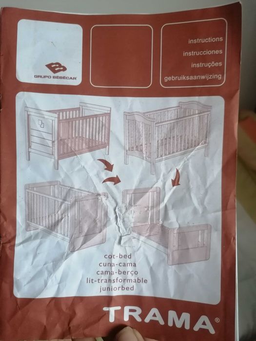 Cama evolutiva trama c/colchão (oferta de roupa de cama)