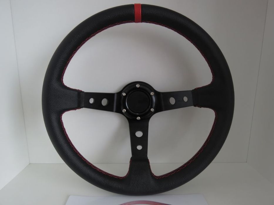 Volante Look OMP PeleVermelha 350mm