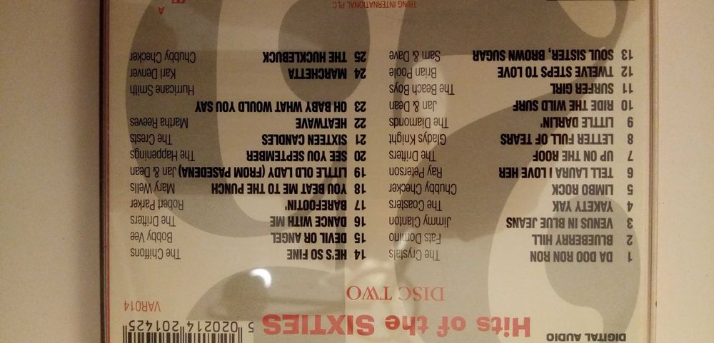 25 Hits of the sixties 4 płyty składanka