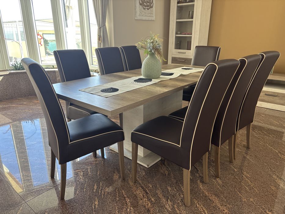 Conjunto de sala classica e elegante da conforama .