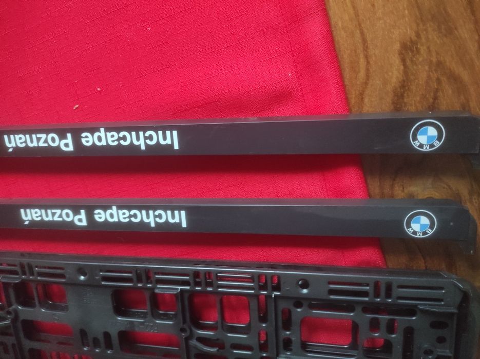 Ramka tablicy BMW oryginalne