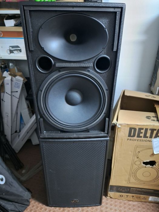 colunas  passivas 15 polegadas a 8 ohms 1000W/2000W Peak