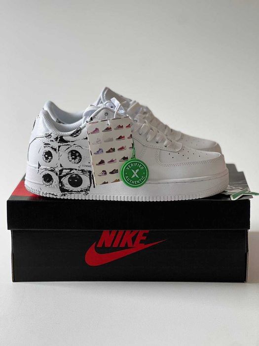 Мужские кроссовки Nike Air Force x Comme des Garçons Supreme. 40-45
