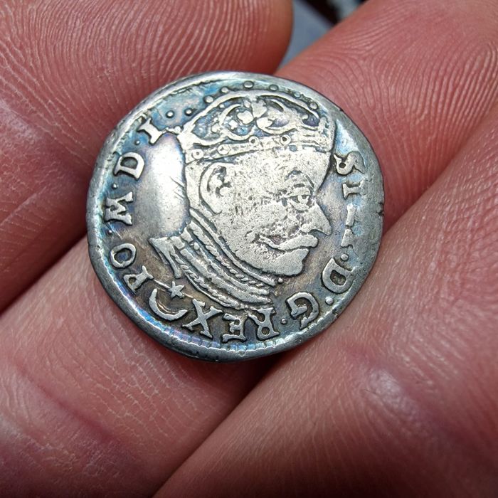 Trojak 3 trzy grosze Stefan Batory 1583 wilno