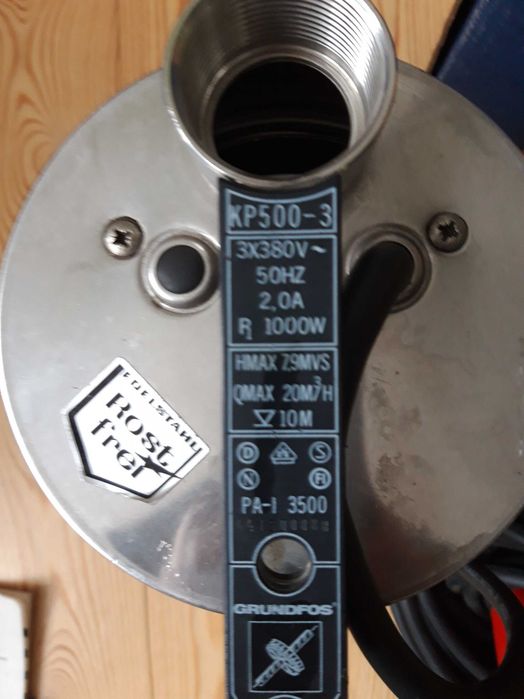 Pompa do wody czystej Grundfos 500