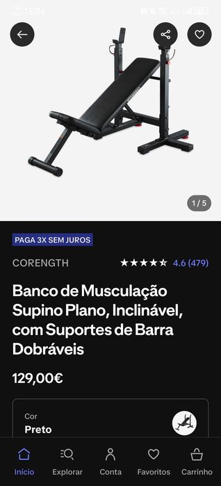 Banco de Músculação Corength