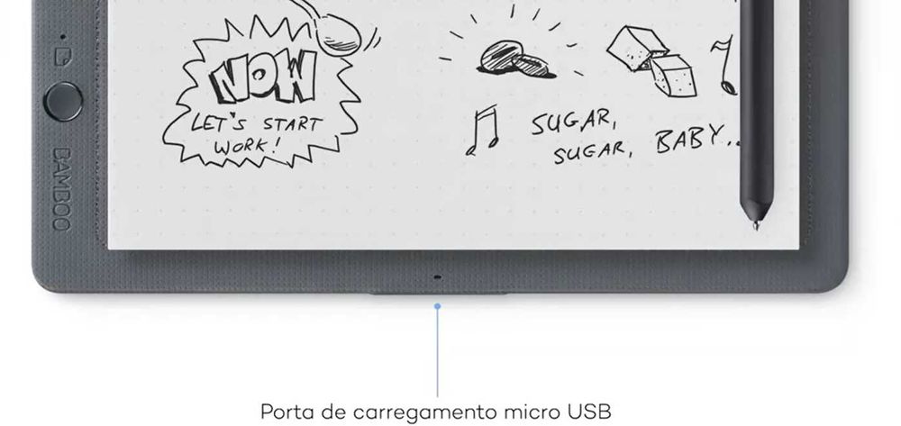 Bamboo Slate A4 - Notebook inteligente e produtivo