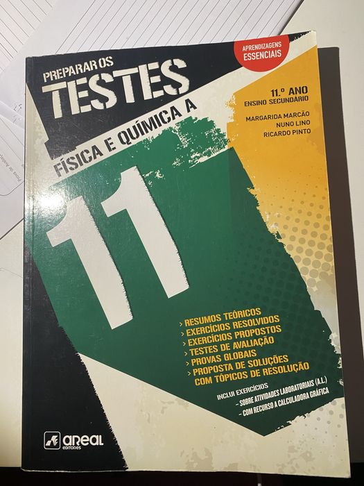 Preparar para os testes Física e Química 11°