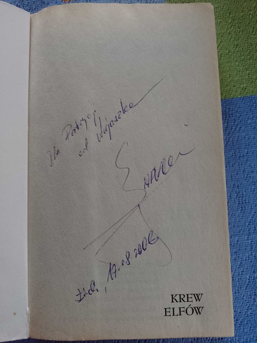 Autograf Andrzej Sapkowski