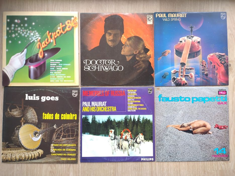 Vários discos LP