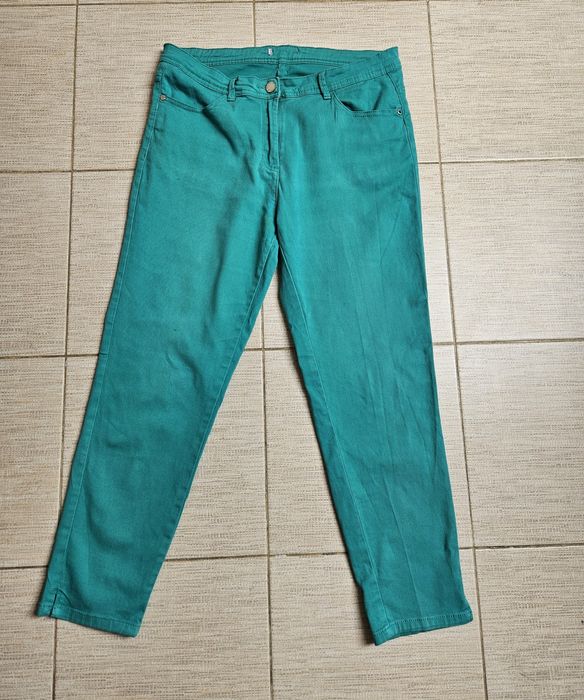 spodnie do kostek chinosy, capri Quiosque L/40