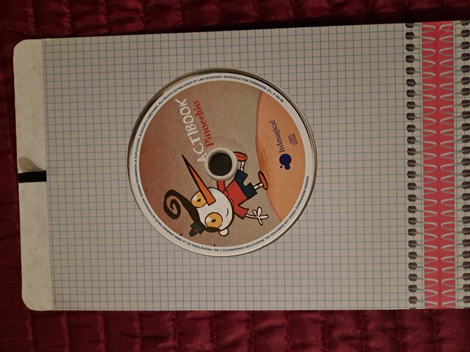 Livro didático da coleção Imaginarium - o Pinóquio