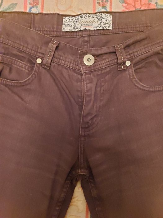 Calças Castanho escuro da Lanidor  - Tam° 34