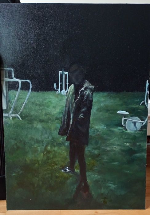 Obraz olejny nokturn