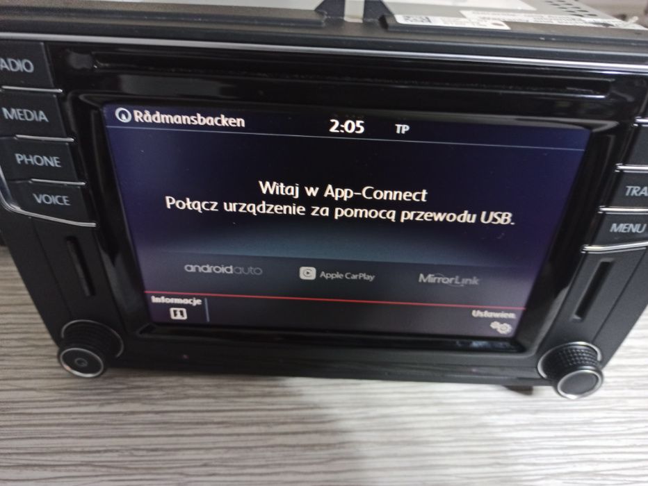 VW Audi Skoda Seat CarPlay Android Auto FullLink MAPY 25 MIB2 2.5 mh2p