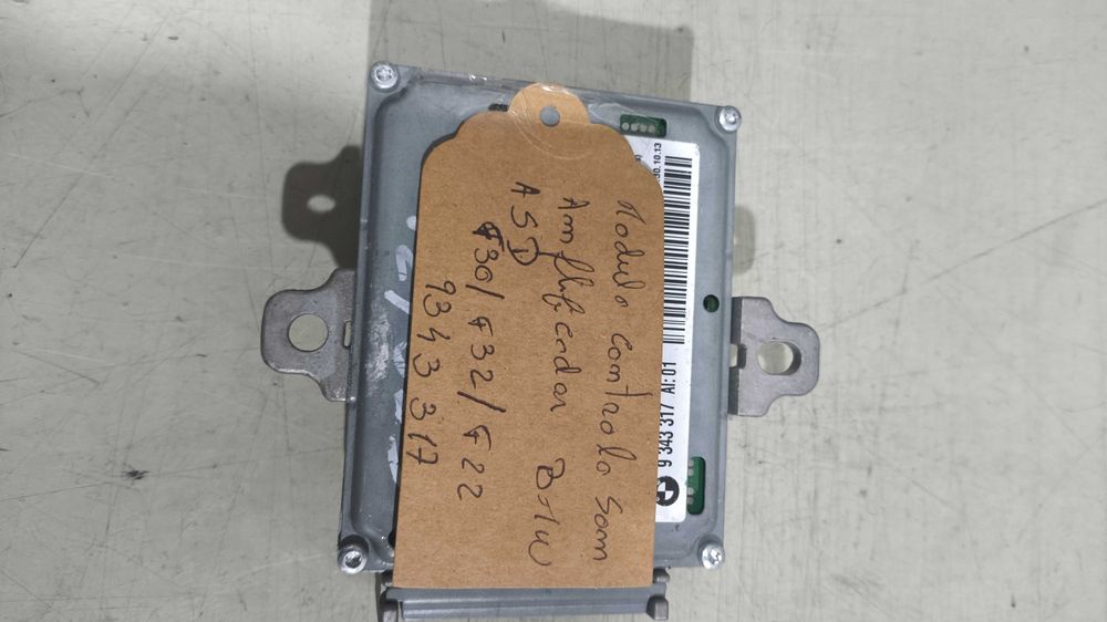 Amplificador de Som BMW serie 1/2/3/4 (F20/F22/F30/F32) 9343.317
