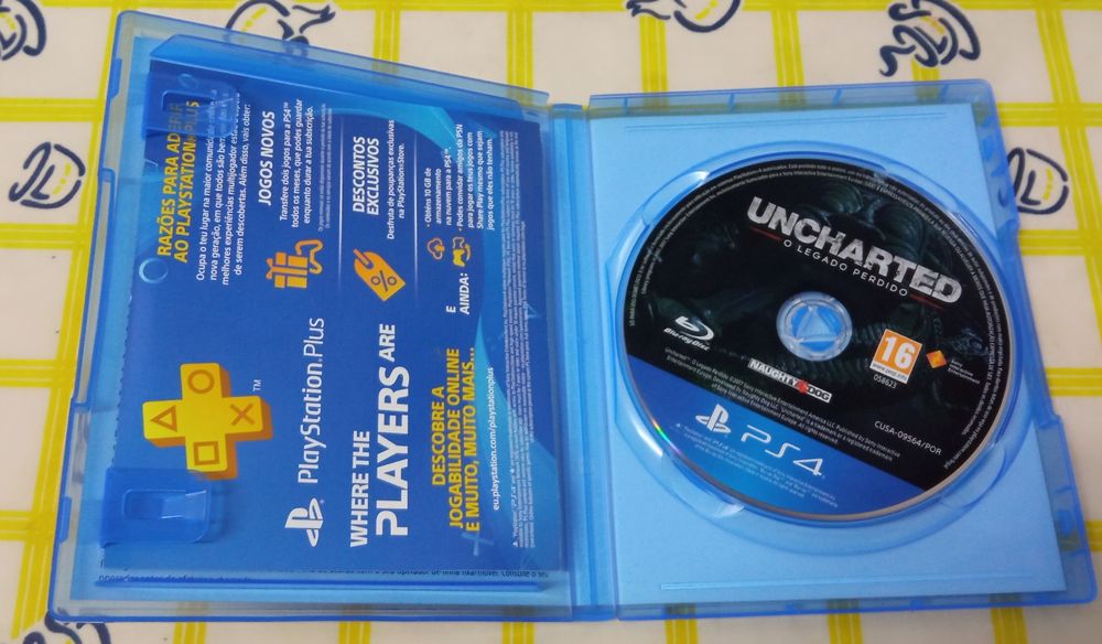 Uncharted "Legado perdido" e GT Sport PS4 (em português)