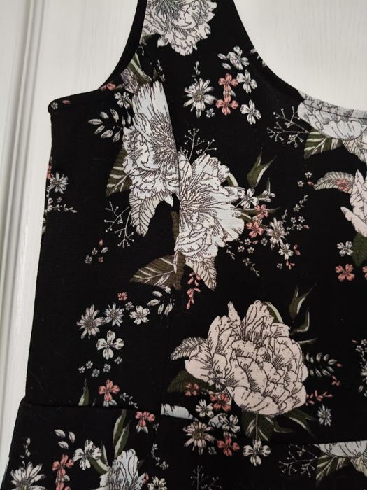 Sukienka mini w kwiaty H&M