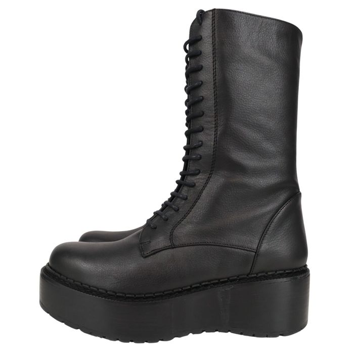 Paloma Barceló Buty damskie Botki Rozmiar 40 Czarne skórzane botki SCH5287