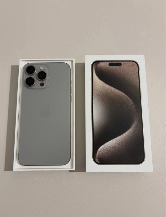 iPhone 15 Pro Max, 128GB, Natural Titanium