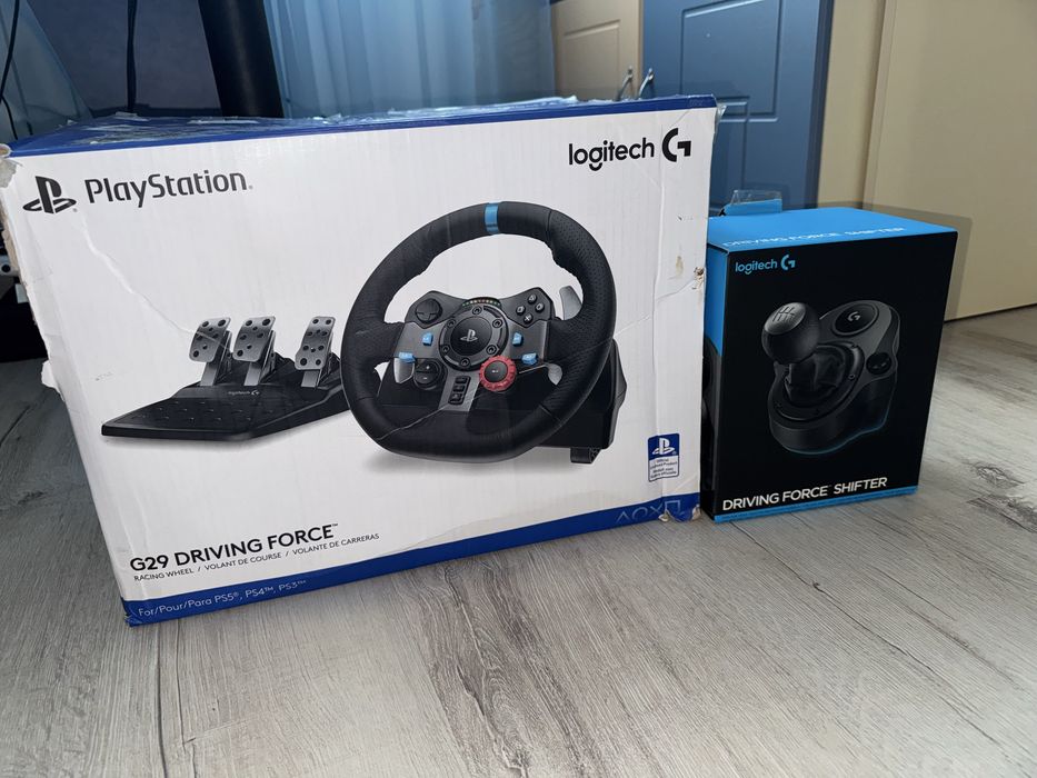 Руль Logitech G29 Driving Force для ПК/PS4/PS5 + Shifter Logitech логітеч г29 логитеч ж29