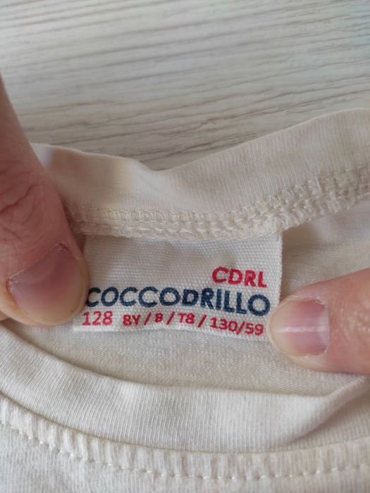 Zestaw 2 szt. Tshirtow dla dziewczynki, Cocodrillo, roz 128,
