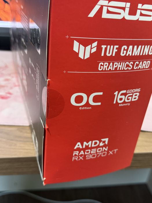 Відеокарта Asus TUF Radeon RX 9070 XT Gaming OC 16384MB (TUF-RX9070XT-O16G-GAMING)