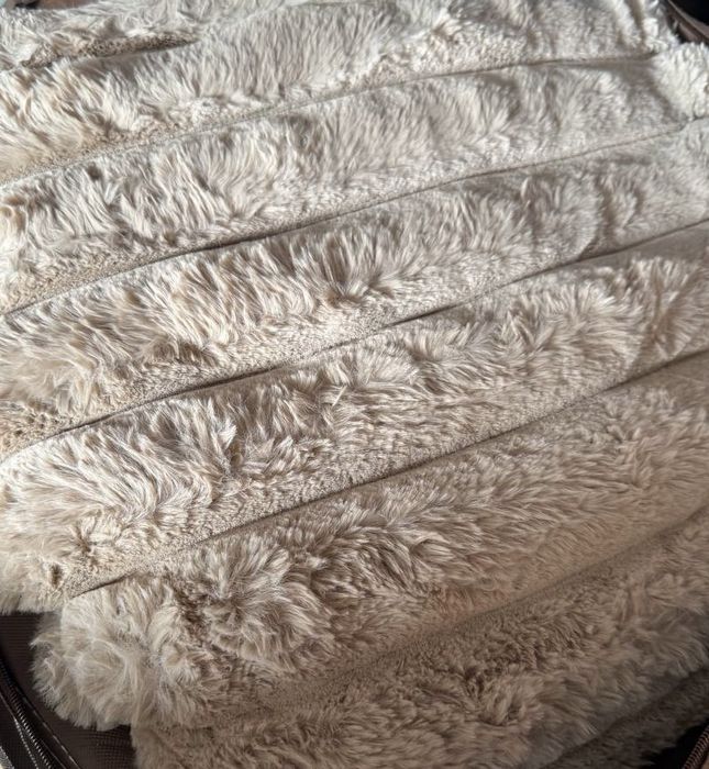 Хіт! Плюшева преміальна постіль “Шиншила КРОЛИК” велюровая постель