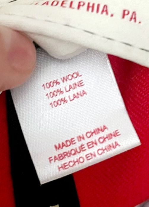 Chicago Bulls Mitchell & Ness 100% wełna czapka z daszkiem unisex