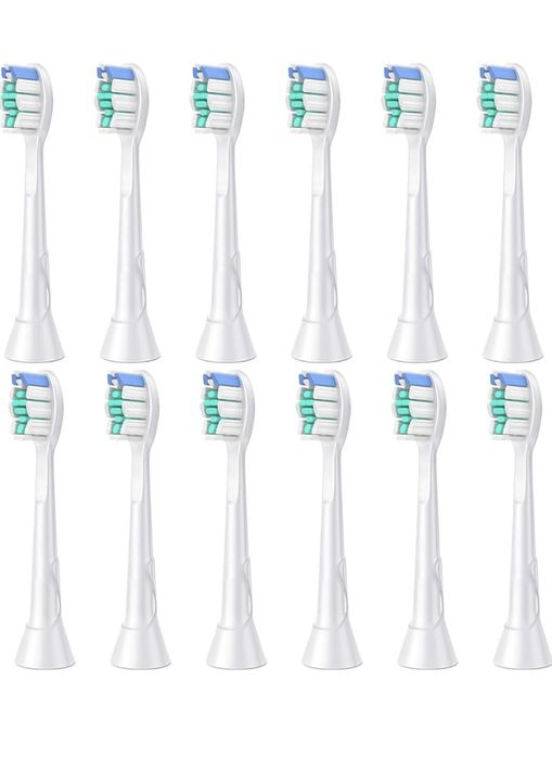 Zestaw 12 wymiennych głowic do szczoteczek do zębów Philips Sonicare