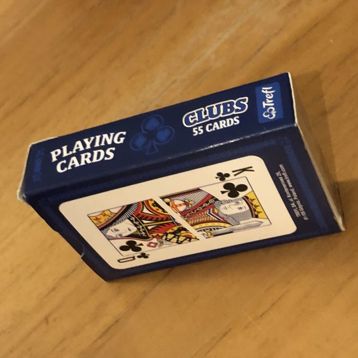 Trefl Playing Cards Clubs 55 kart do gry karty 09392