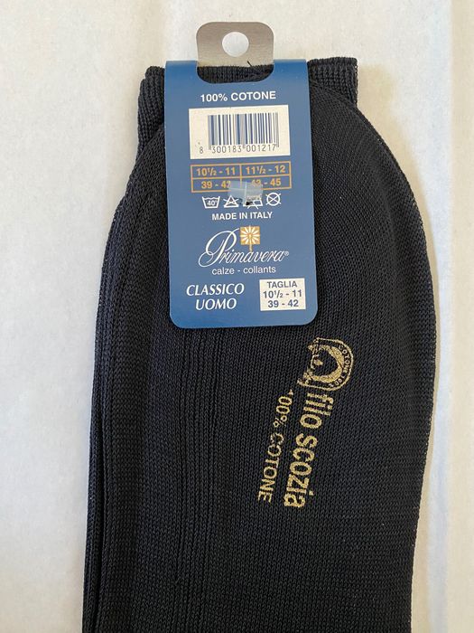 Primavera skarpety Włoskie Filo Scozia 100% cotone, R. 38 - 42