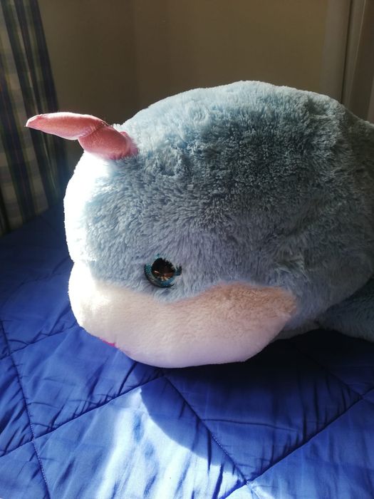 Peluche unicórnio baleiazinha 100cm