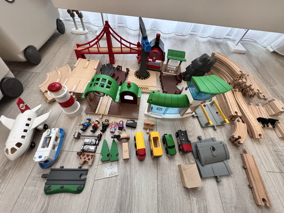 BRIO 33766 Drewnina Kolejka Delixe - Wielki zestaw Tory