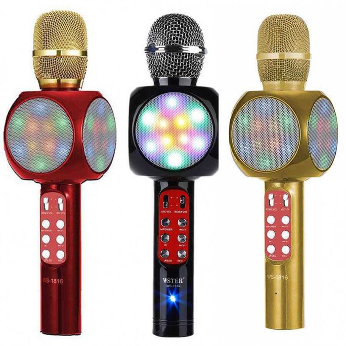 MIKROFON DLA DZIECI bezprzewodowy do karaoke świecący